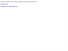 Tablet Screenshot of portal.spader.com